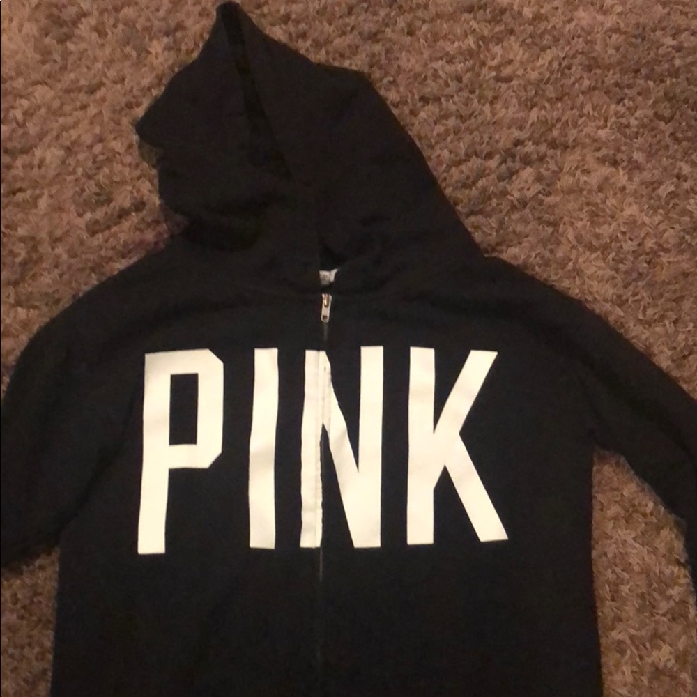 Black PINK zip up hoodie